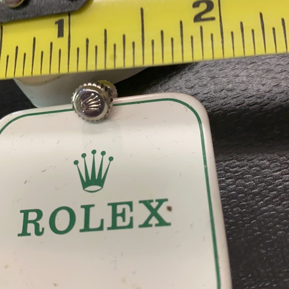 Single Rolex stainless steel earring - Picture 3 of 3